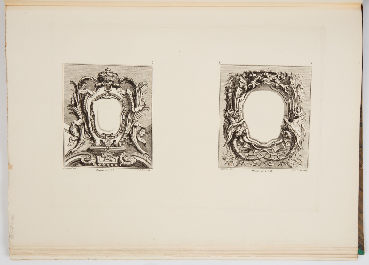 Designs for Cartouches — Gilles-Marie Oppenord, French, 1672–1742; Charles-Nicolas Cochin the elder, French, 1688–1754; Gabriel Huquier, French, 1695–1772; Charles Auguste Foulard, French, 1870–1920