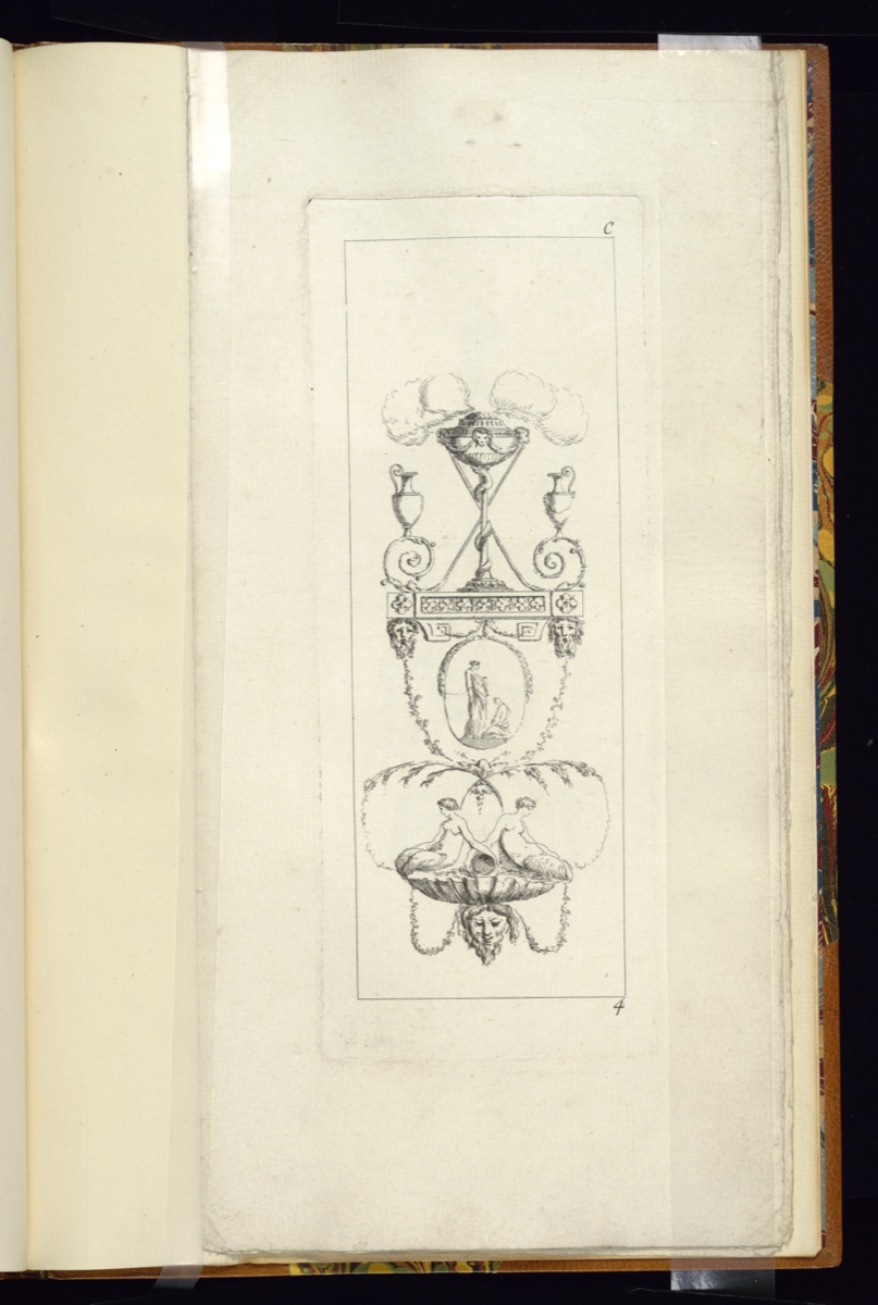 Arabesque Design — Juste-François Boucher, French, 1736 – 1782; Juste-François Boucher, French, 1736 – 1782; Jacques Chéreau, French, 1688–1776