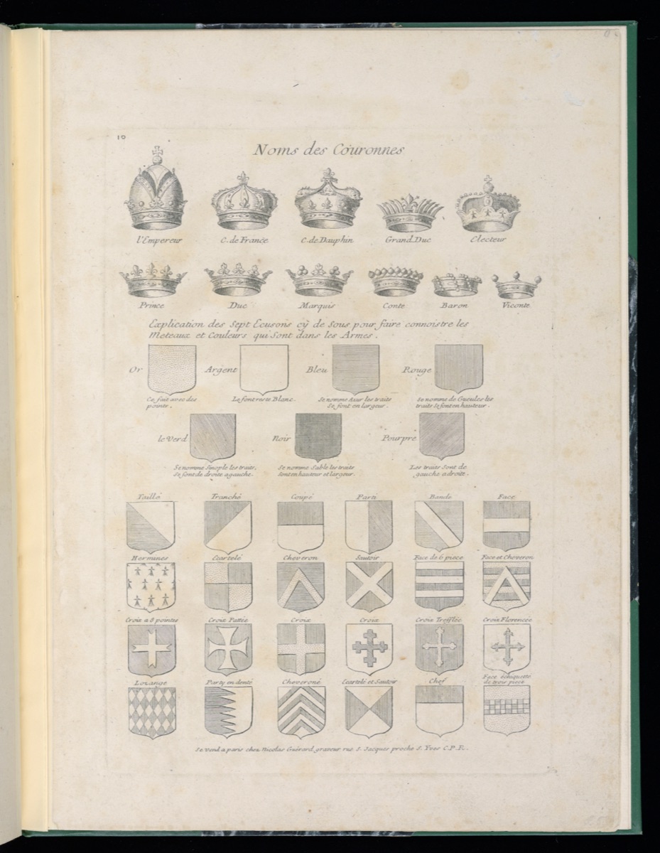 Designs for Crowns and Coat of Arms — Nicolas Guérard, French, ca.1648–1719