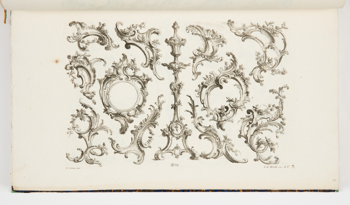 Designs for Ornament Motifs — Franz Xaver Habermann, German, 1721 – 1796; Johann Georg Hertel, German, 1719–1768