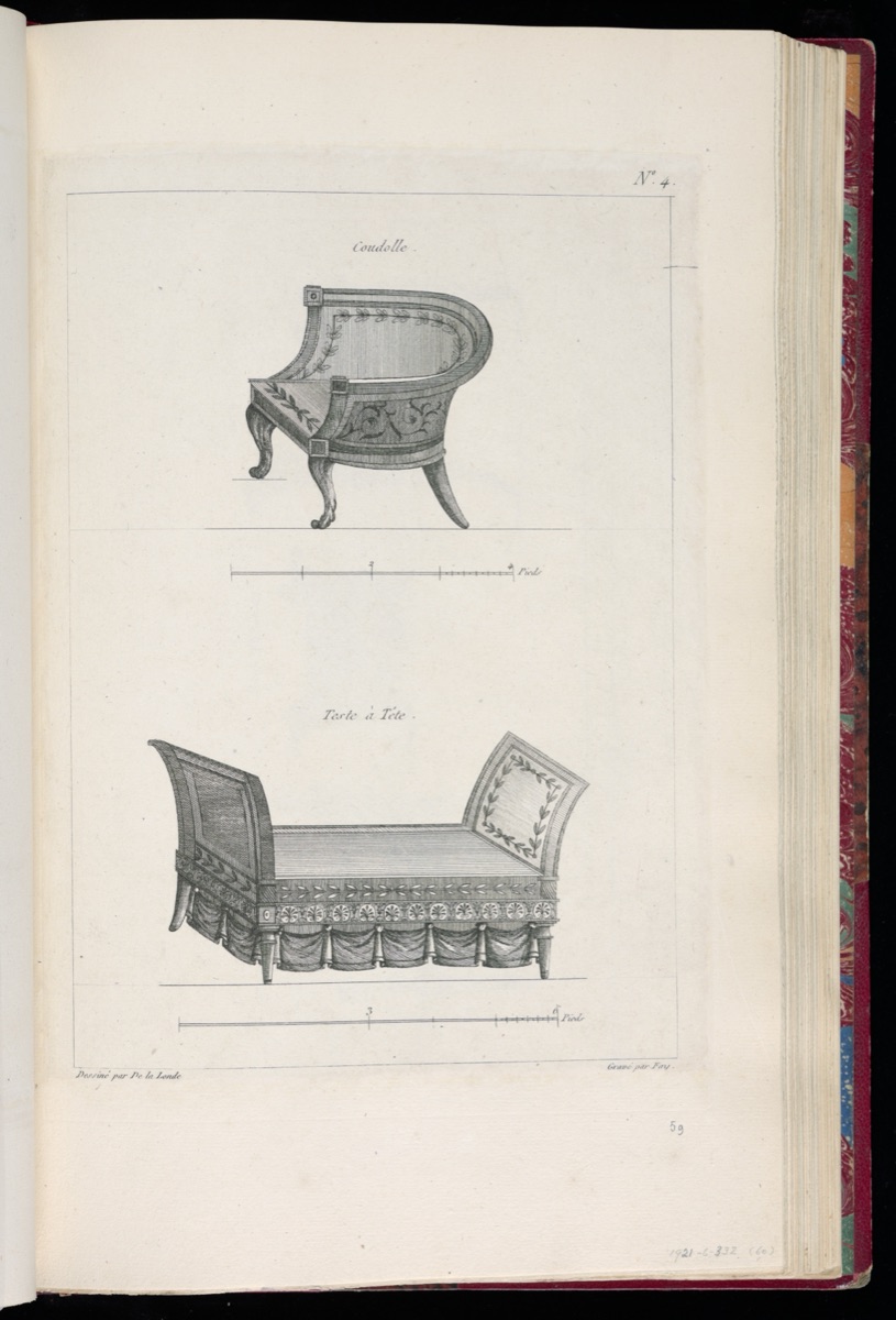 Designs for Chairs — Richard de Lalonde, French, active 1780–96; Jean-Baptiste Fay, French, active 1765 – 1790s; Pierre Jean, French, 1754–1829