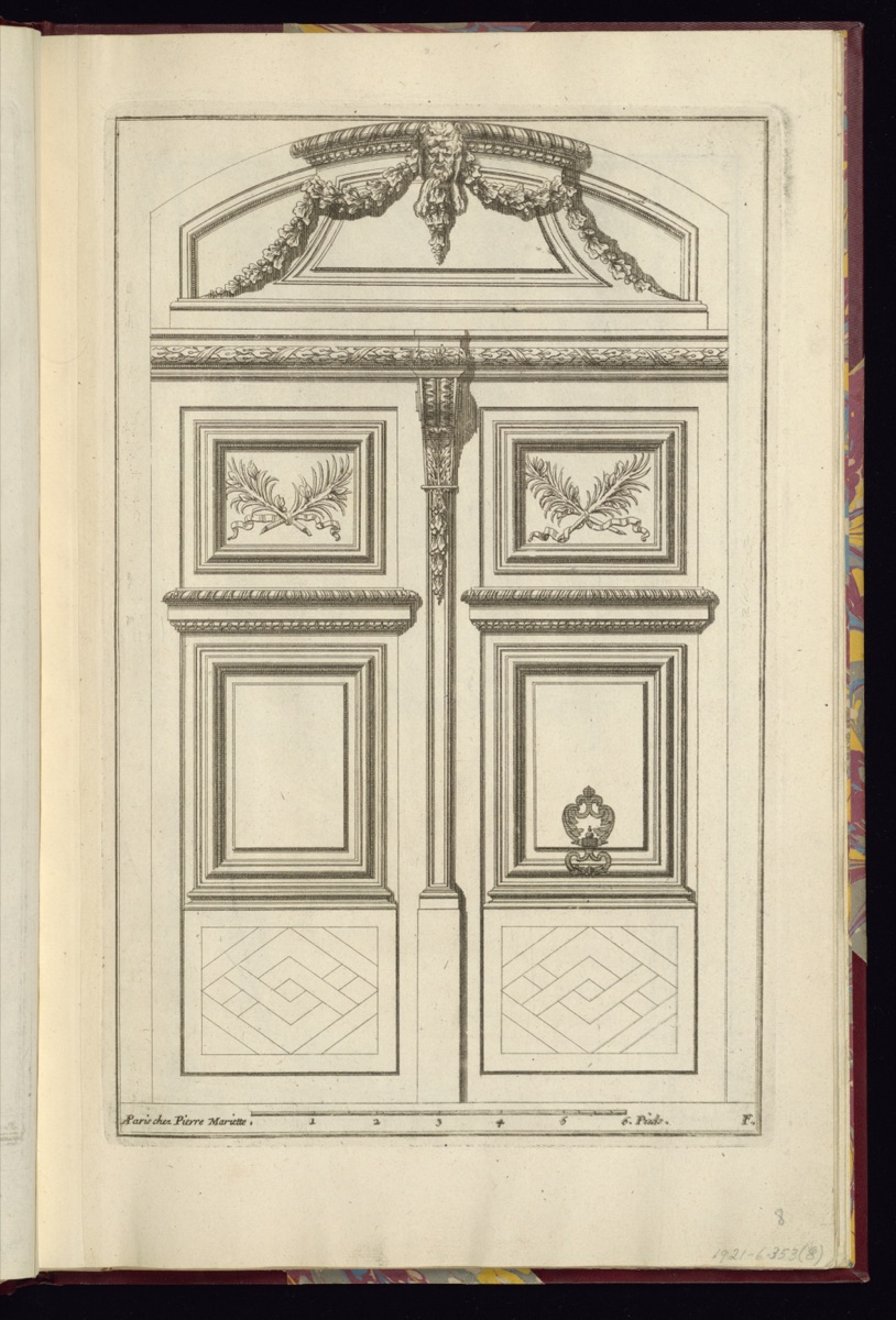 Design for Doors — Jean Mariette, French, 1660–1742