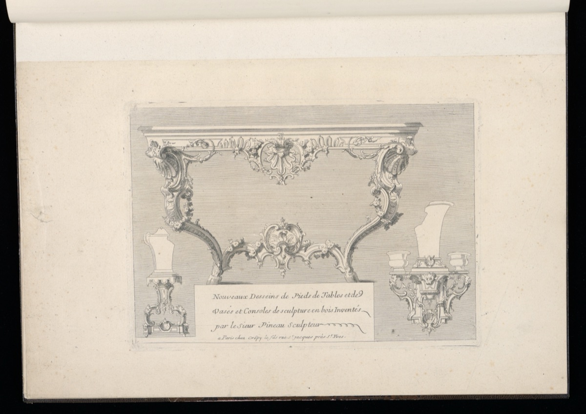Title Page — Nicolas Pineau, French, 1684-1754; Louis Crépy, French, 1680?–1760
