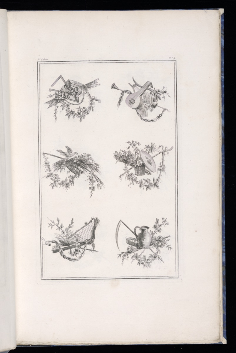 Trophy Designs — Pierre Ranson, French, 1736–1786; Jacques Juillet, French, 1739- after 1784; Émilie-Louise Avaulez, French, active 1777 – 1779