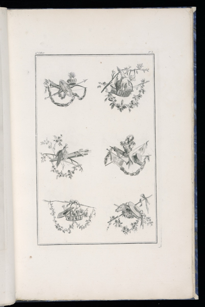 Trophy Designs — Pierre Ranson, French, 1736–1786; Jacques Juillet, French, 1739- after 1784; Émilie-Louise Avaulez, French, active 1777 – 1779