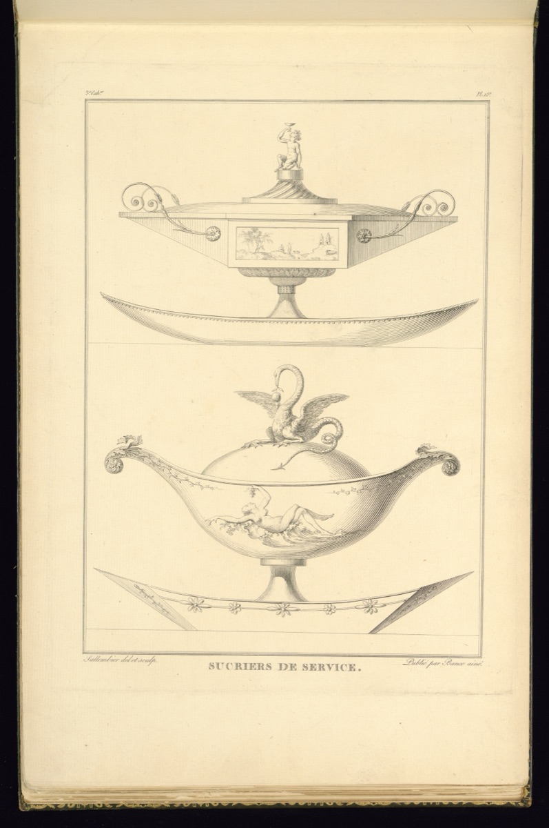 SUCRIERS DE SERVICE — Henri Sallembier, French, ca. 1753 - 1820; Henri Sallembier, French, ca. 1753 - 1820; Jacques Louis Bance, French, 1761 – 1847