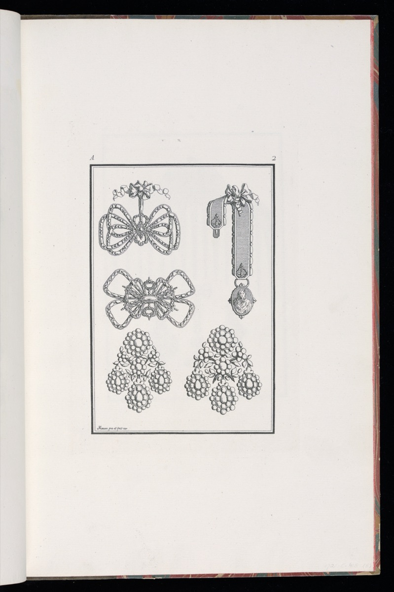Jewelry Designs — Pierre Moreau, French, 1722 – 1798; Pierre Moreau, French, 1722 – 1798; Jean-Baptiste Crépy, French, active 1753 – d. 1796