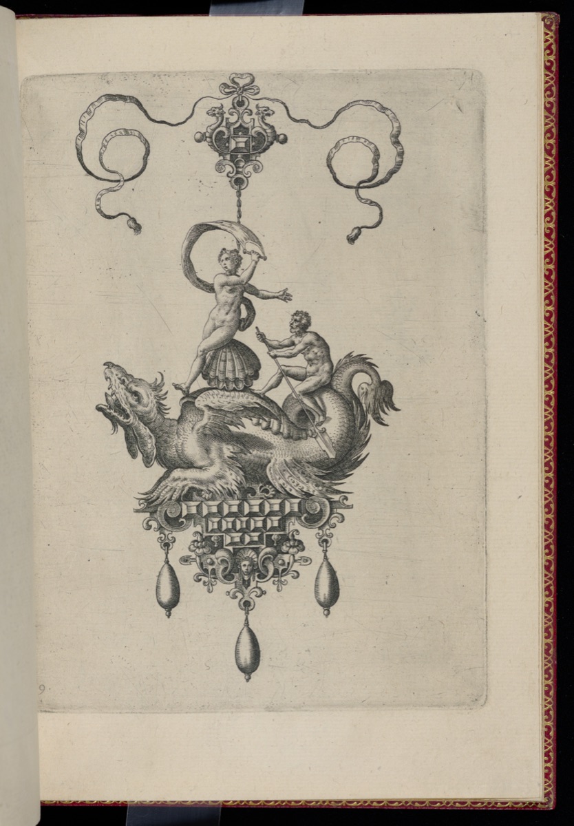 Pendant Design — Hans Collaert the Elder, Flemish, ca. 1530 - 1581; Adriaen Collaert, Flemish, ca. 1560 – 1618; Philip Galle, Flemish, 1537 - 1612