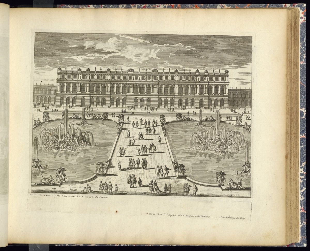 LE CHATEAU DE VERSAILLES du côté du Jardin — Adam Perelle, French, 1638 – 1695; Gabriel Perelle, French, 1604–1677; Nicolas Langlois, French, 1640 - 1703