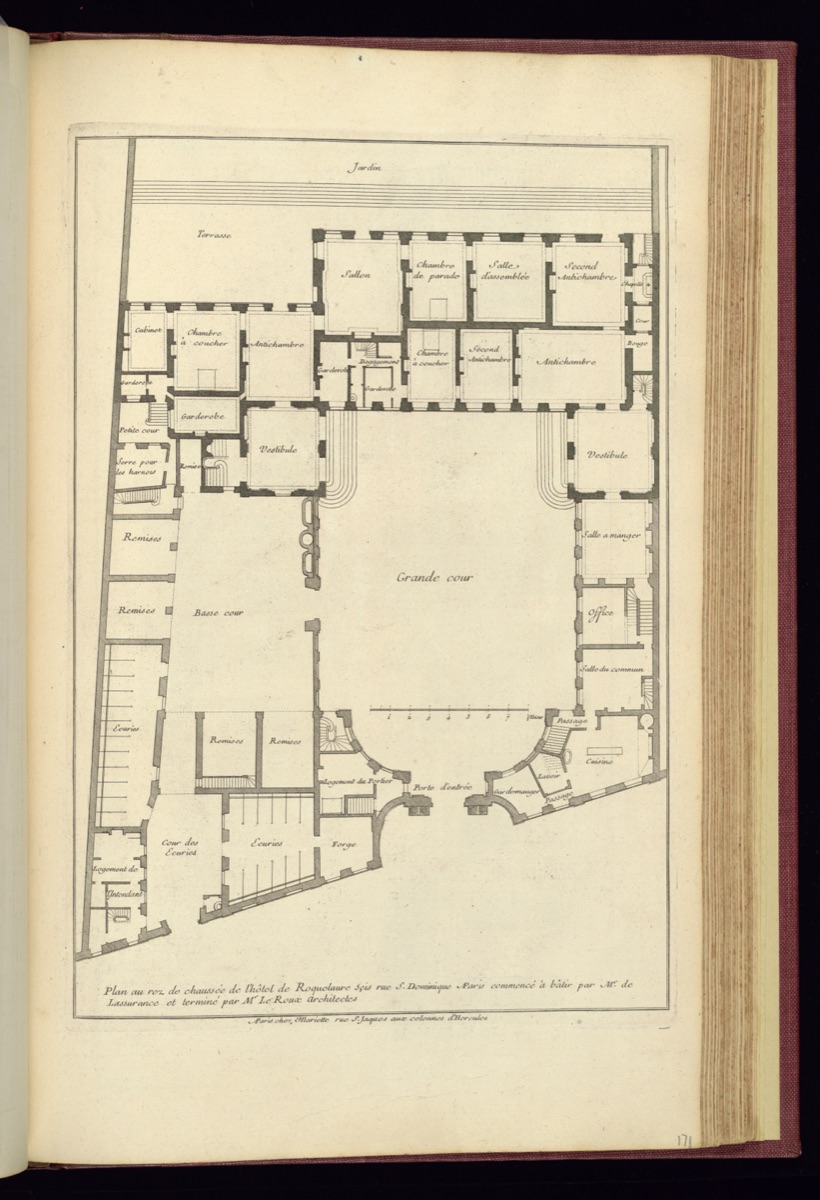 Bound print — Jean Mariette, French, 1660–1742; Jacques-François Blondel, French, 1705–1774