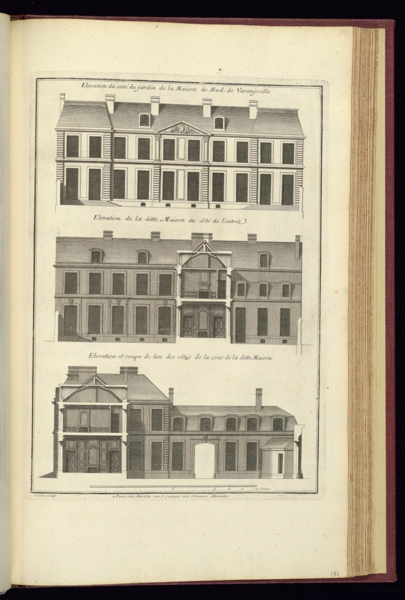 Bound print — Jean Mariette, French, 1660–1742; Jacques-François Blondel, French, 1705–1774