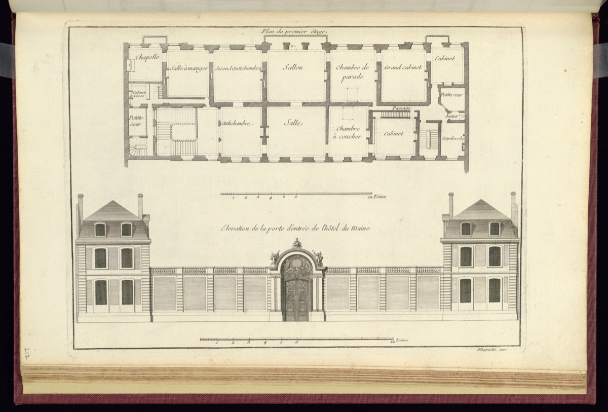 Bound print — Jean Mariette, French, 1660–1742; Jacques-François Blondel, French, 1705–1774