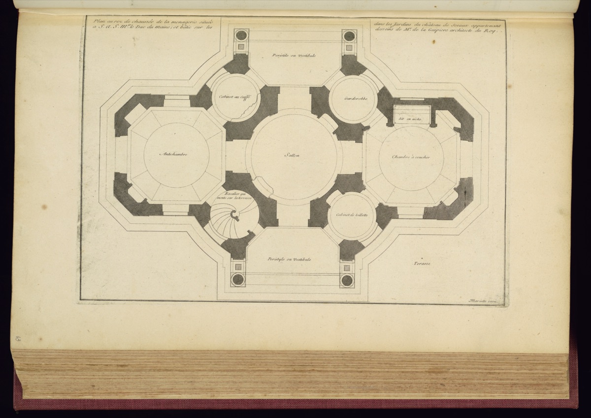 Print — Jean Mariette, French, 1660–1742; Jacques-François Blondel, French, 1705–1774