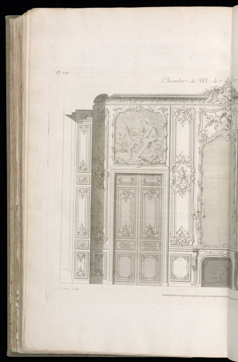 Livre d'architecture, contenant les principes généraux de cet art, et les plans, élévations et profils de quelques-uns des bâtimens faits en France et dans les pays étrangers, par le sieur Boffrand — Germain Boffrand, French, 1667–1754; Claude Lucas, active 1710–1760; Guillaume Cavalier Père, French, 1700 - 1800; François Boucher, French, 1703–1770