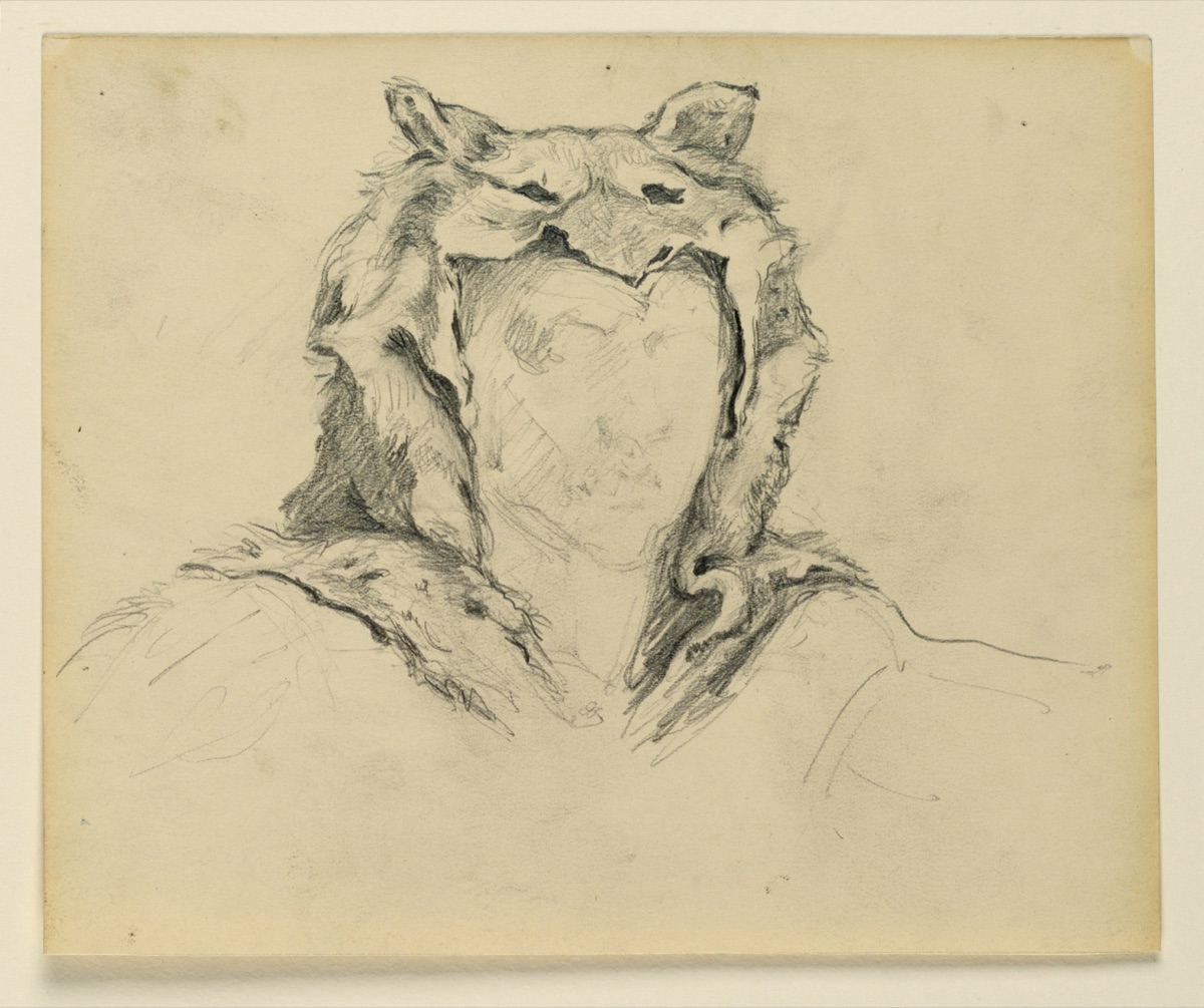 Study for "Hunting," "The Progress of Civilization: Hunting, Herding, Agriculture" State Capitol, Des Moines, IA — Kenyon Cox, American, 1856–1919