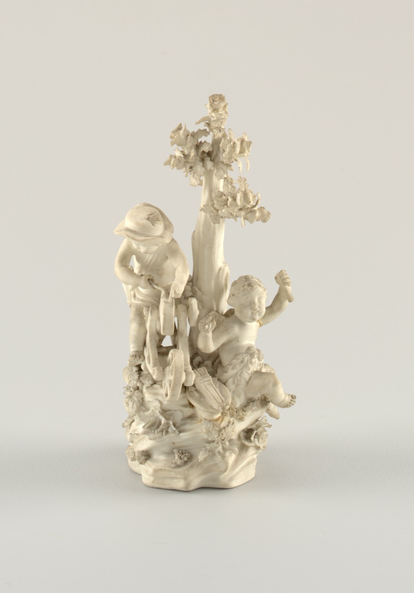 Figural Group of Cupids Representing Air, from a Group Called "The Elements" (One of a Pair) — Derby Porcelain Factory, English, established 1756; Joseph Hill, British, active 1756 – 1795