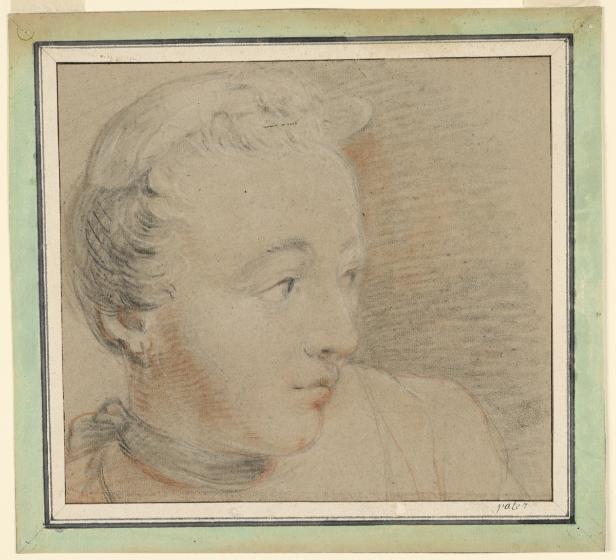 Portrait of a Woman — Jean Baptiste Joseph Pater, French, 1695 – 1736