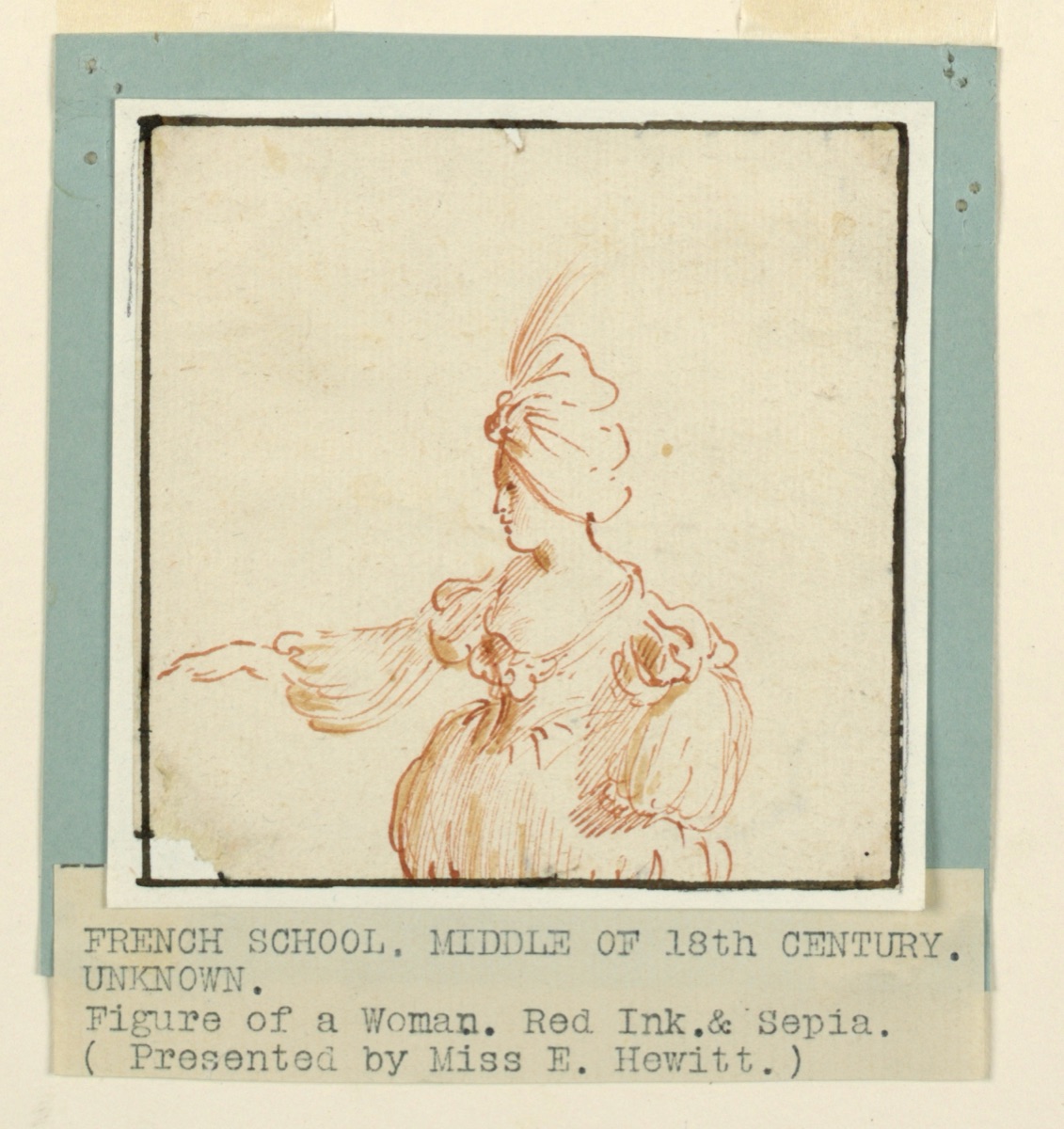 Costume Drawing with Female Figure
