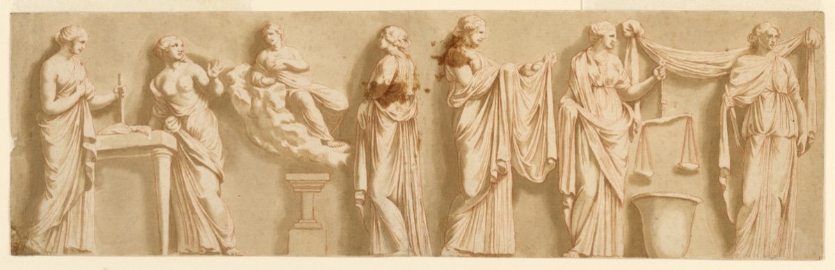 Design for Frieze or Relief with Various Allegories