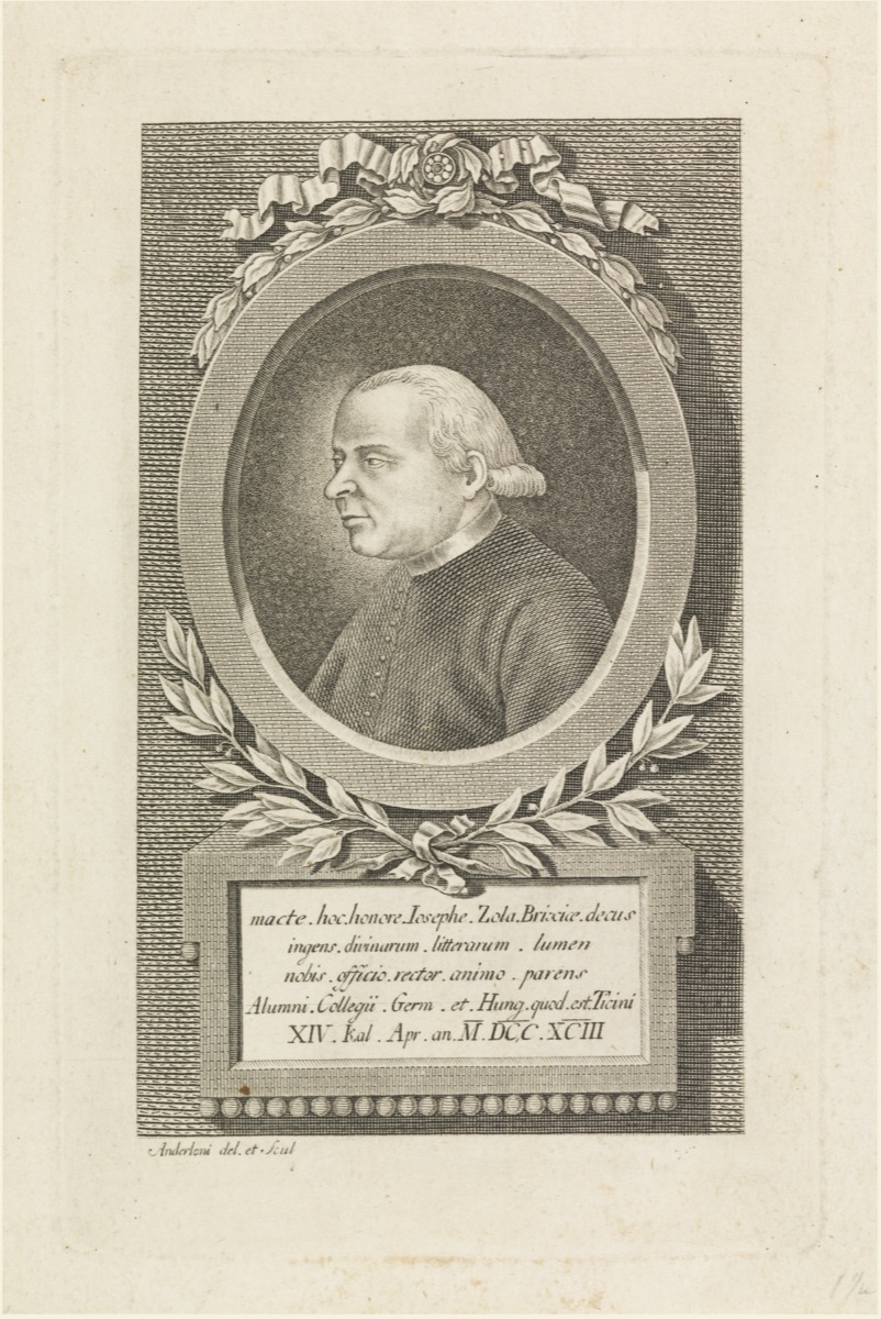 Portrait of Joseph Zola (1739-1806) — Faustino Anderloni, Italian, 1766 - 1847
