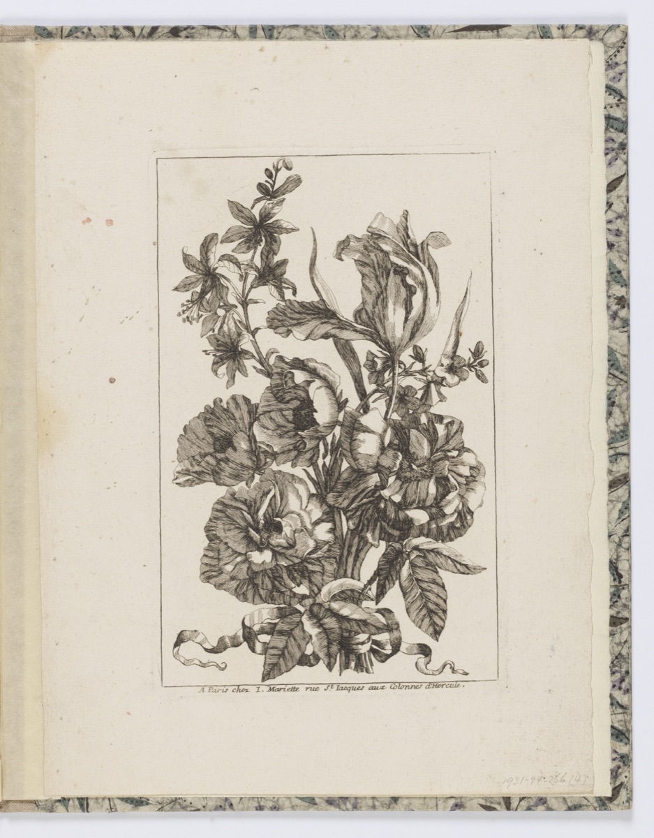 Flowers — Jean Mariette, French, 1660–1742