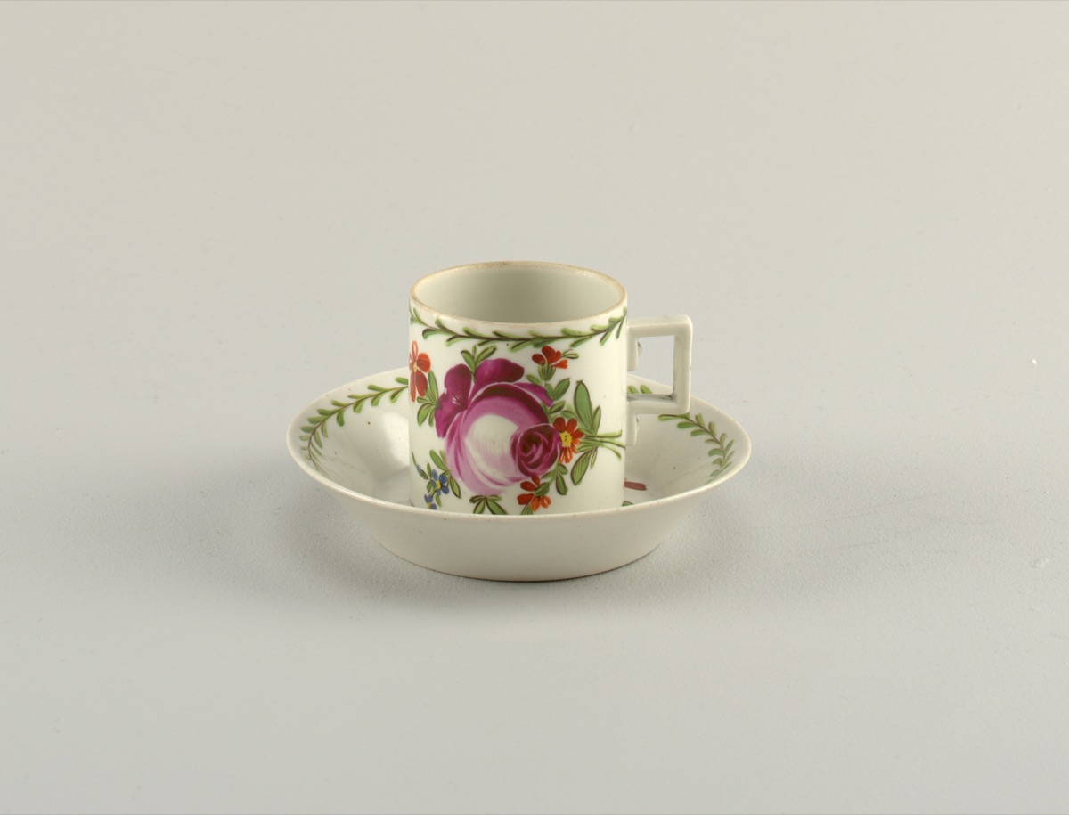 Cup and Saucer — Wallendorf Porcelain Manufactory, German, established 1764