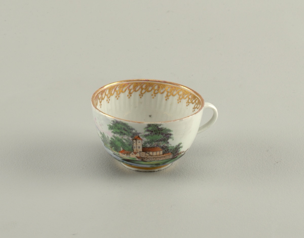 Cup and Saucer — Possibly Cozzi Porcelain Factory, Italian, 1763 – 1812