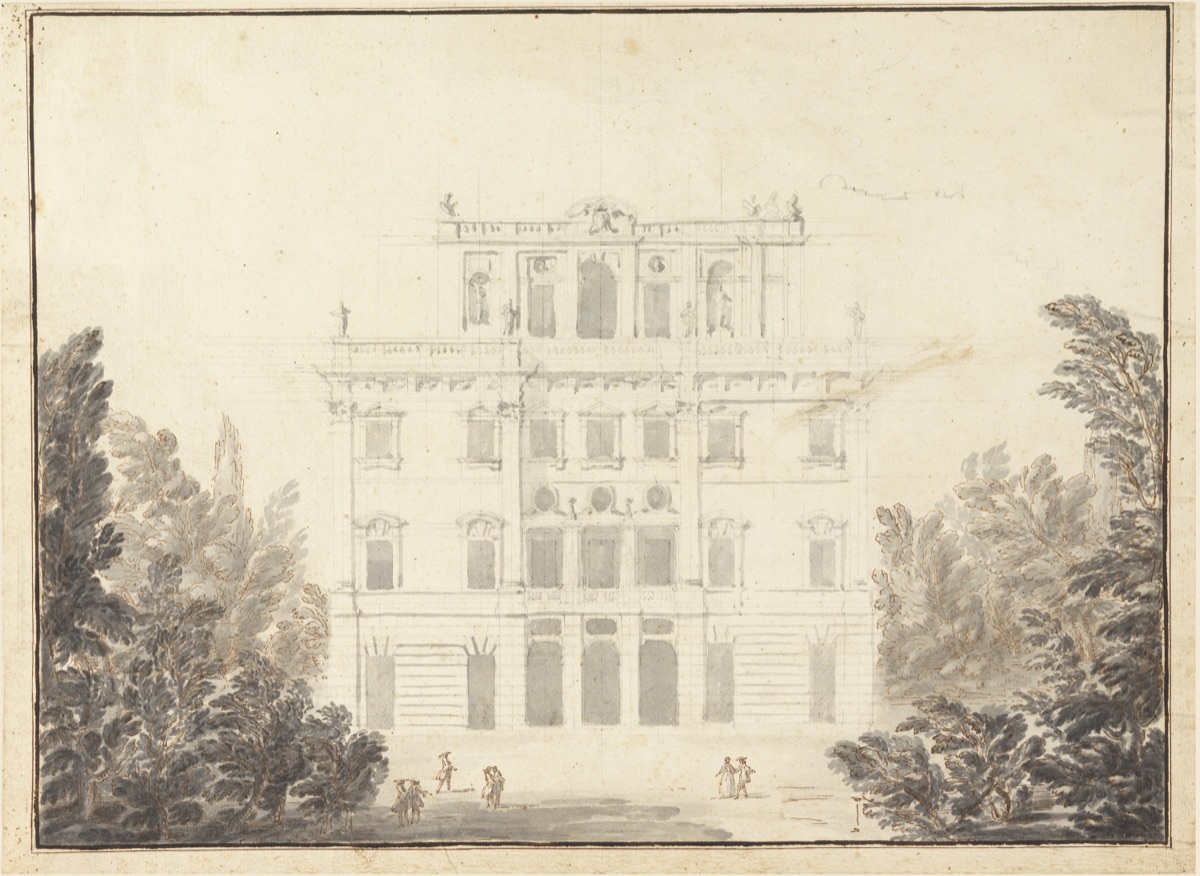 Design for a Casino in a Park — Carlo Marchionni, Italian, 1702–1786
