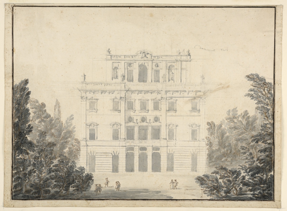Design for a Casino in a Park — Carlo Marchionni, Italian, 1702–1786