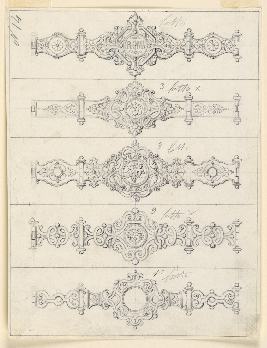 Designs for a Bracelet — Attributed to Salvatori, Italian, active 19th century