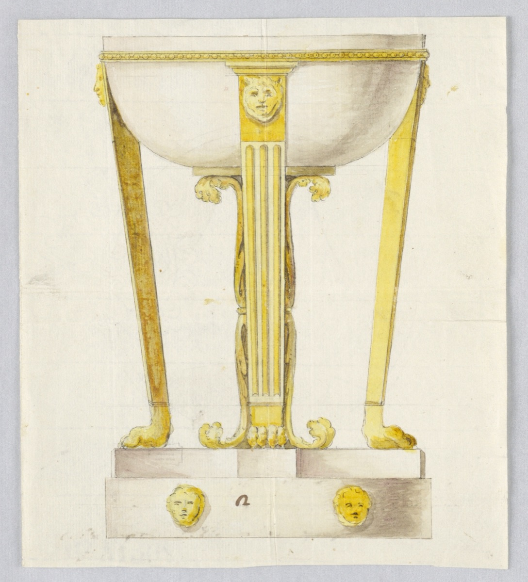 Design for a Bowl — Luigi Righetti, Italian, 1780 - 1819