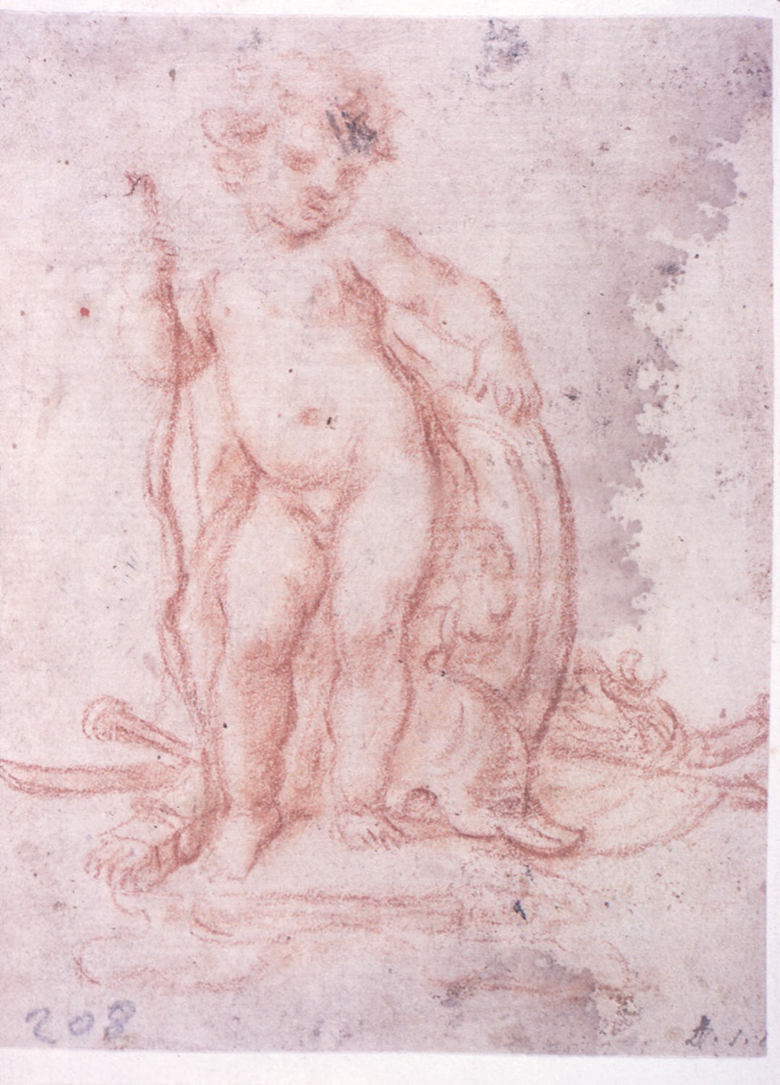 Design for Cupid and Trophy of Arms — Paolo de Mattheis, Italian, 1662 - 1728