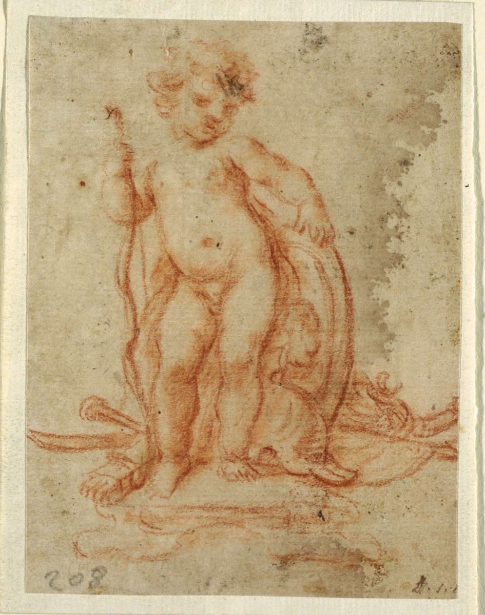 Design for Cupid and Trophy of Arms — Paolo de Mattheis, Italian, 1662 - 1728