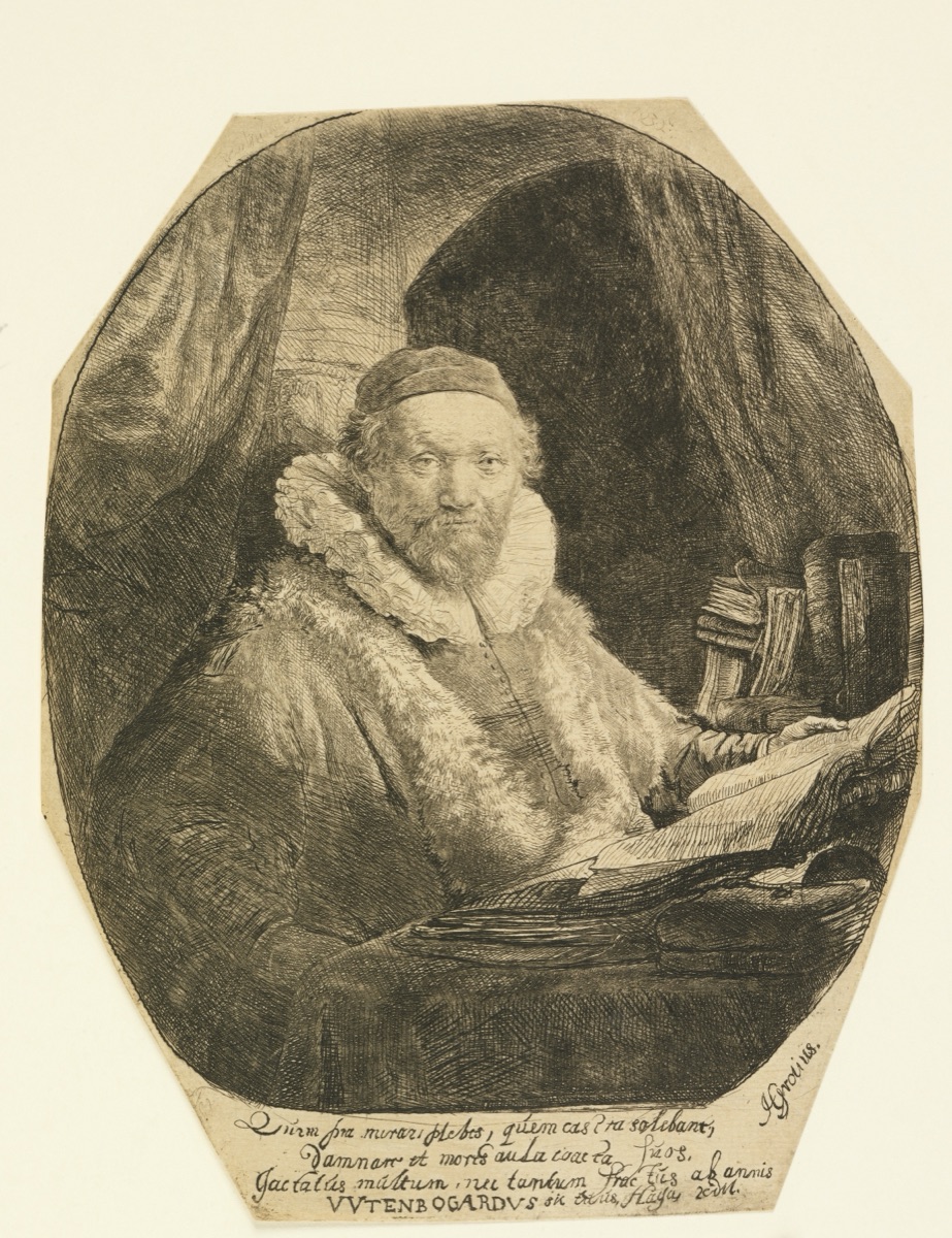 Jan Uytenbogaert, Preacher — Rembrandt Harmensz van Rijn, Dutch, 1606–1669