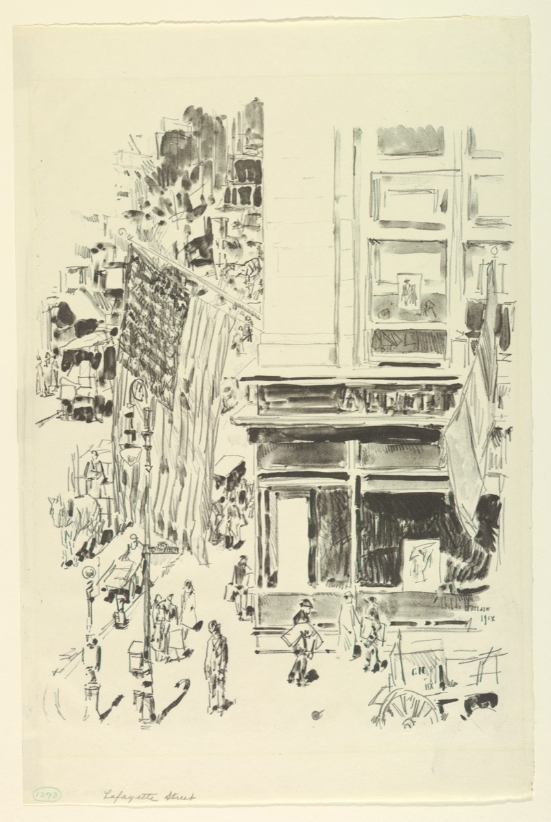 Lafayette Street — Childe Hassam, American, 1859–1935