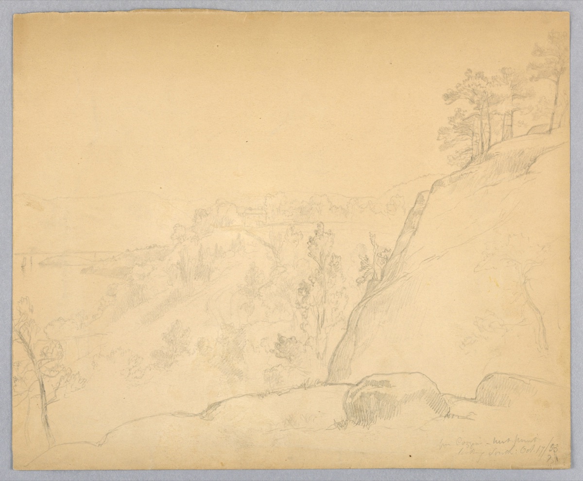 From Cozzens, West Point, Looking South — Daniel Huntington, American, 1816–1906