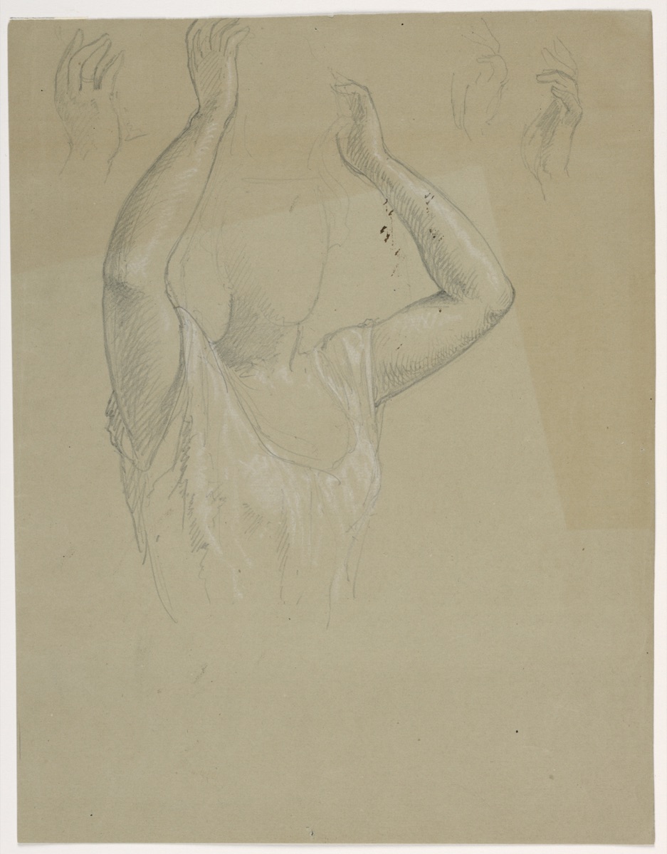 Woman With Hands Raised — Daniel Huntington, American, 1816–1906