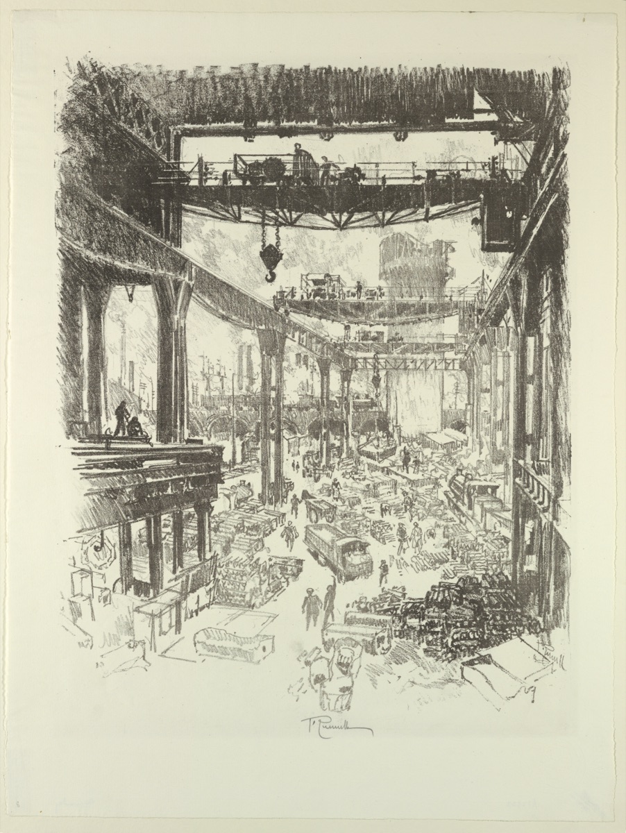 The Great Tower. Pig-Iron — Joseph Pennell, American, active England, 1857–1926