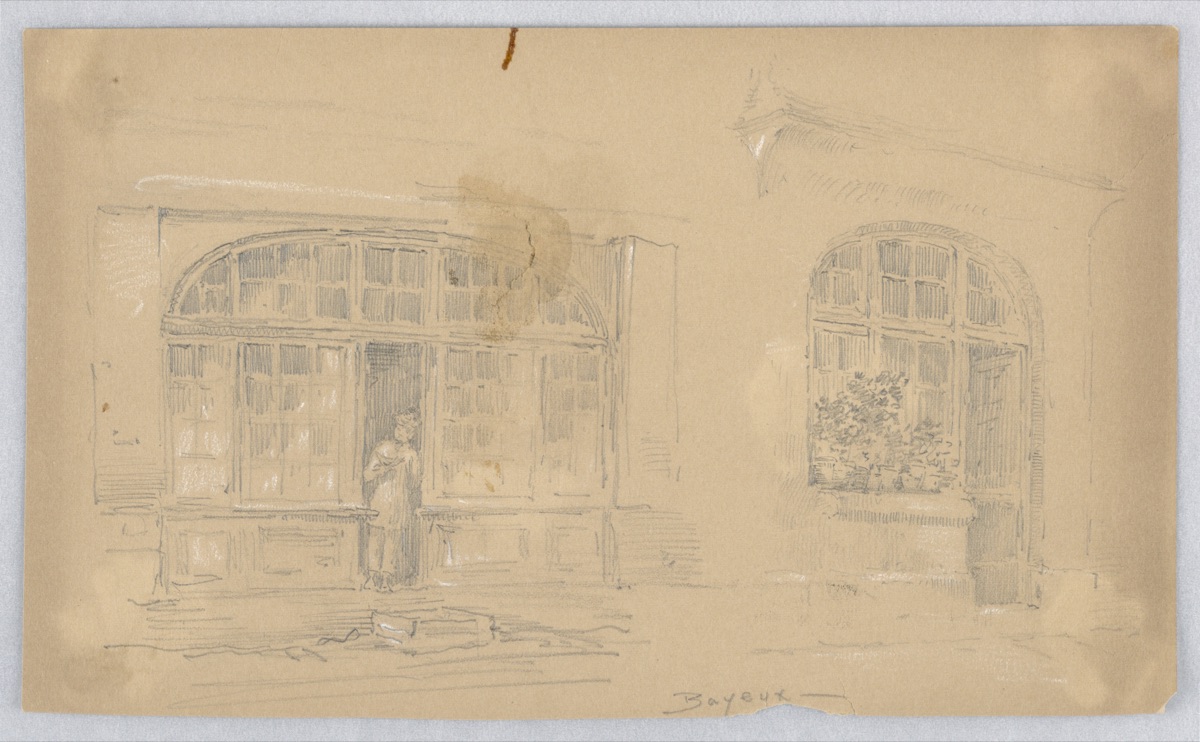 Sketch in Bayeux — Arnold William Brunner, American, 1857–1925