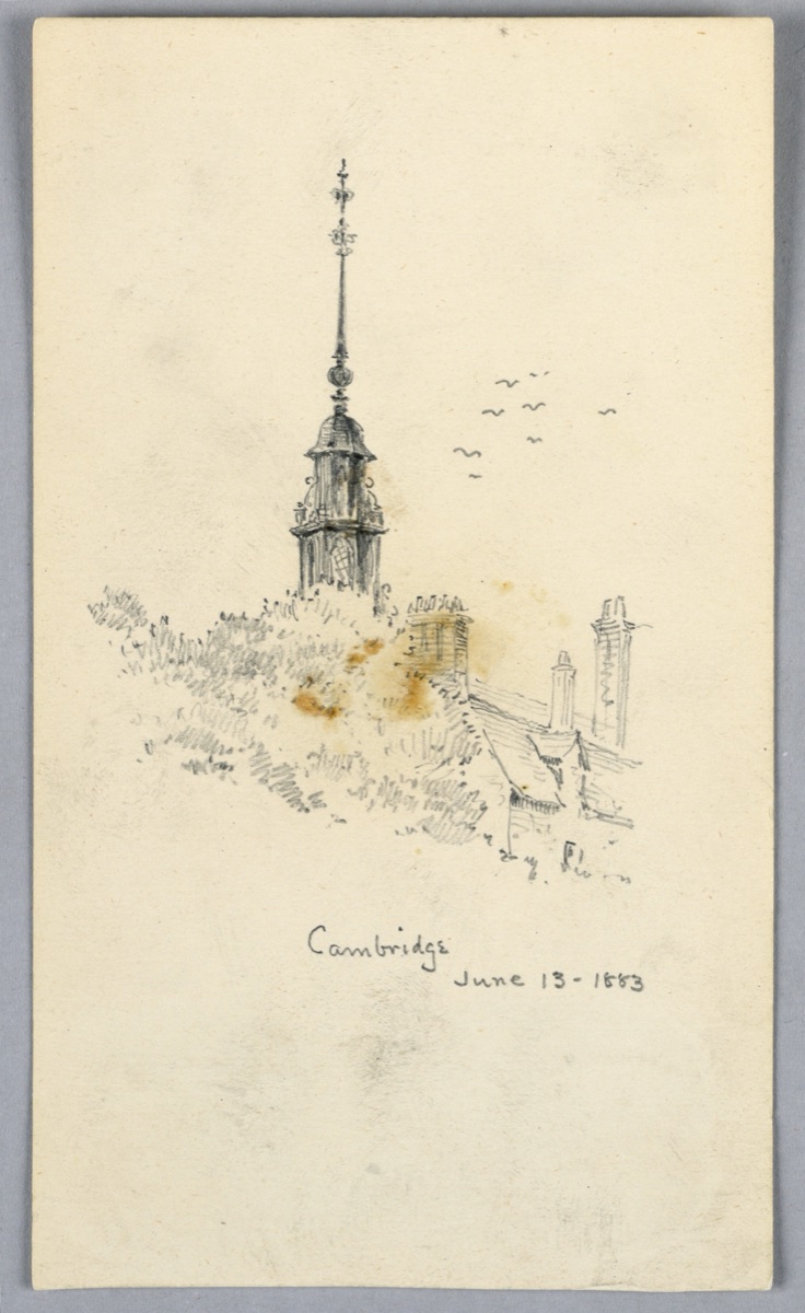 Steeple in Cambridge — Arnold William Brunner, American, 1857–1925