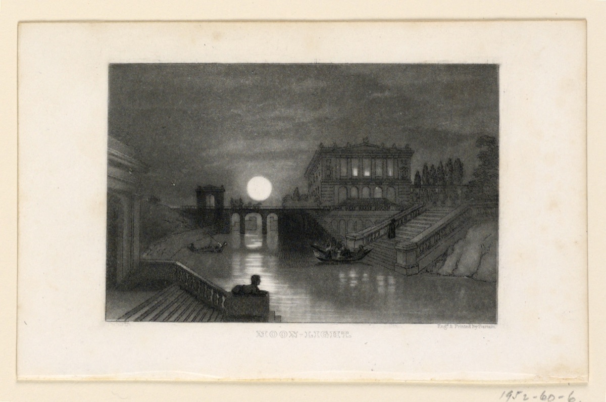 Moon-Light — John Sartain, American, 1808–1897