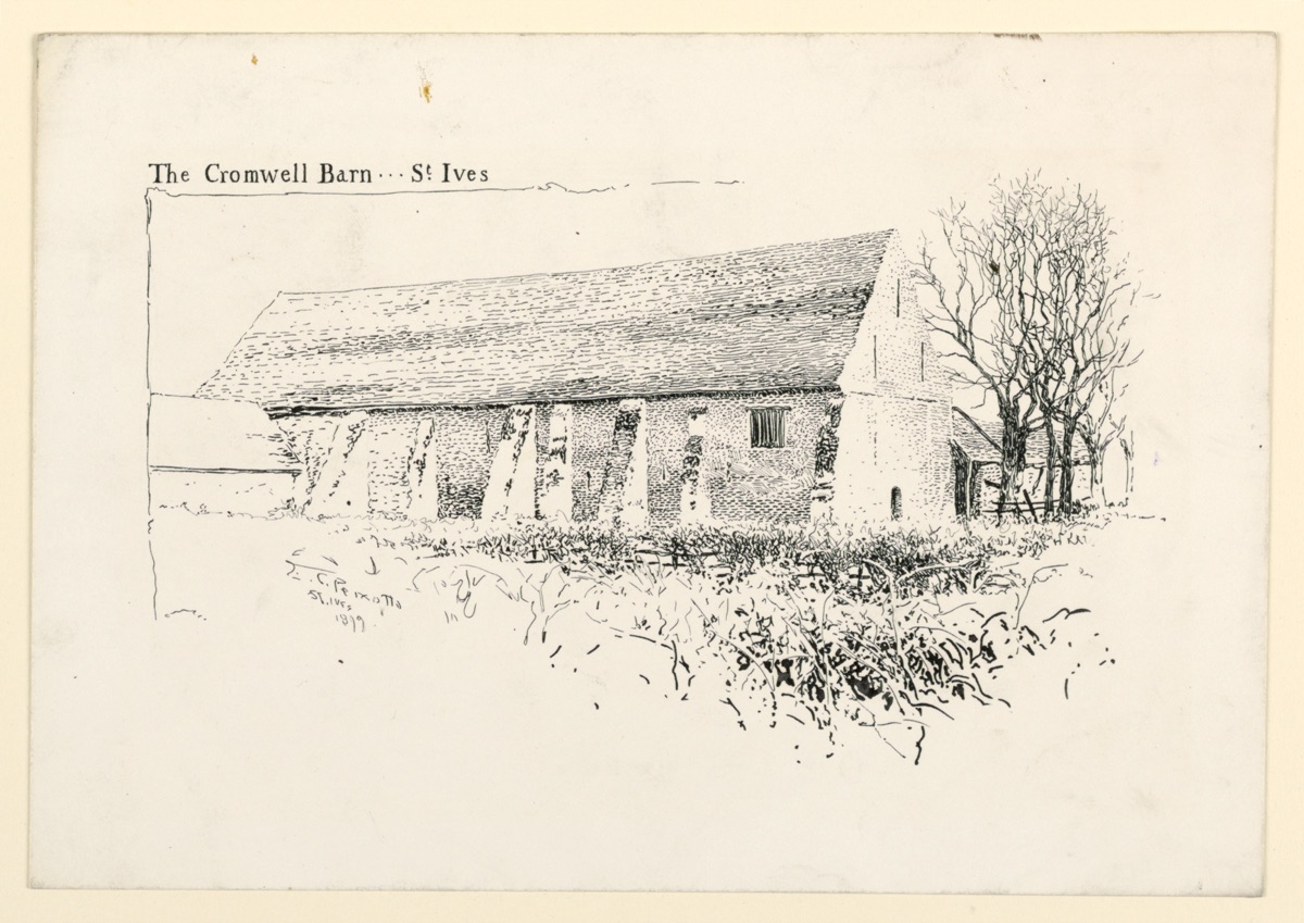 The Cromwell Barn, St. Ives — Ernest Clifford Peixotto, American, 1869–1940; Charles Scribner's Sons, New York, New York, USA