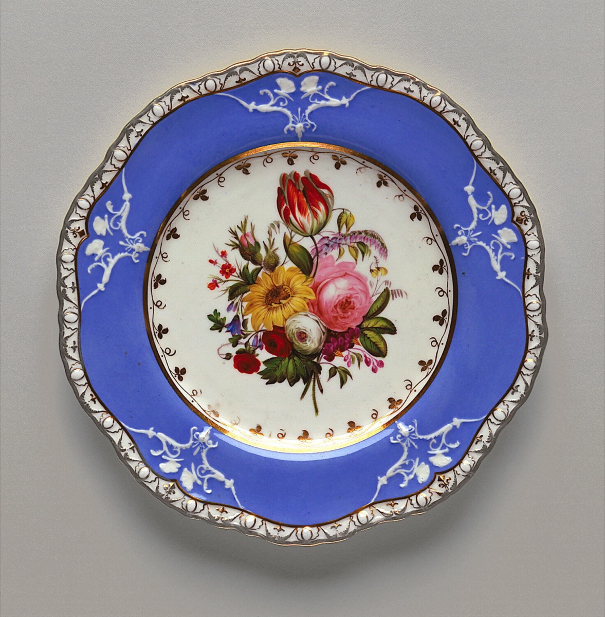 Plate, from a Dessert Service — Spode Ceramic Works, English, established 1776