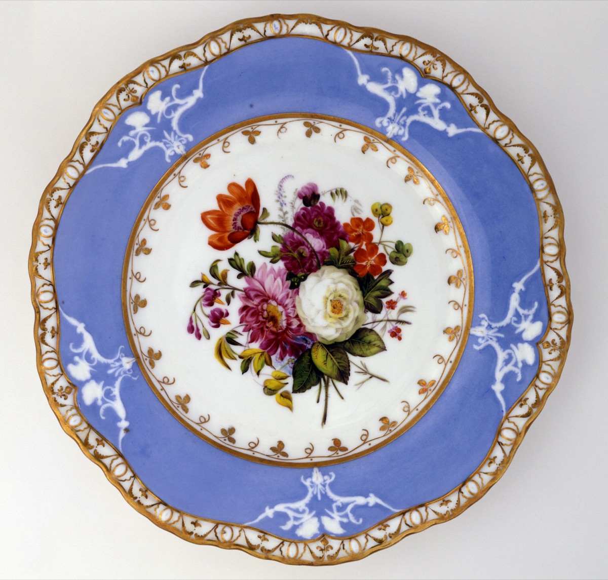 Plate, from a Dessert Service — Spode Ceramic Works, English, established 1776