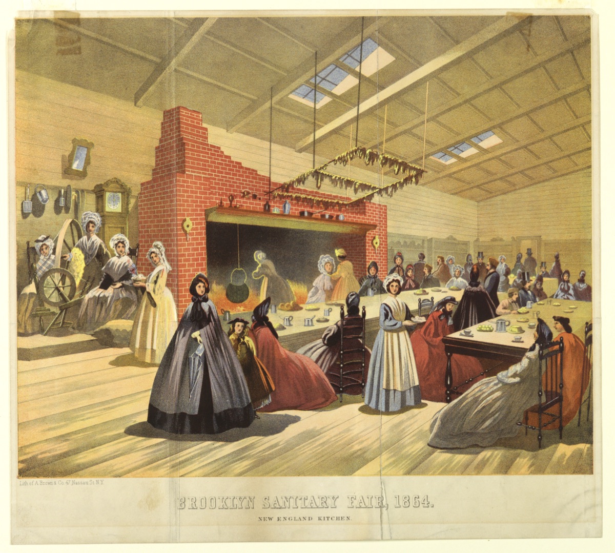 Brooklyn Sanitary Fair of 1864: New England Kitchen — A. Brown and Company