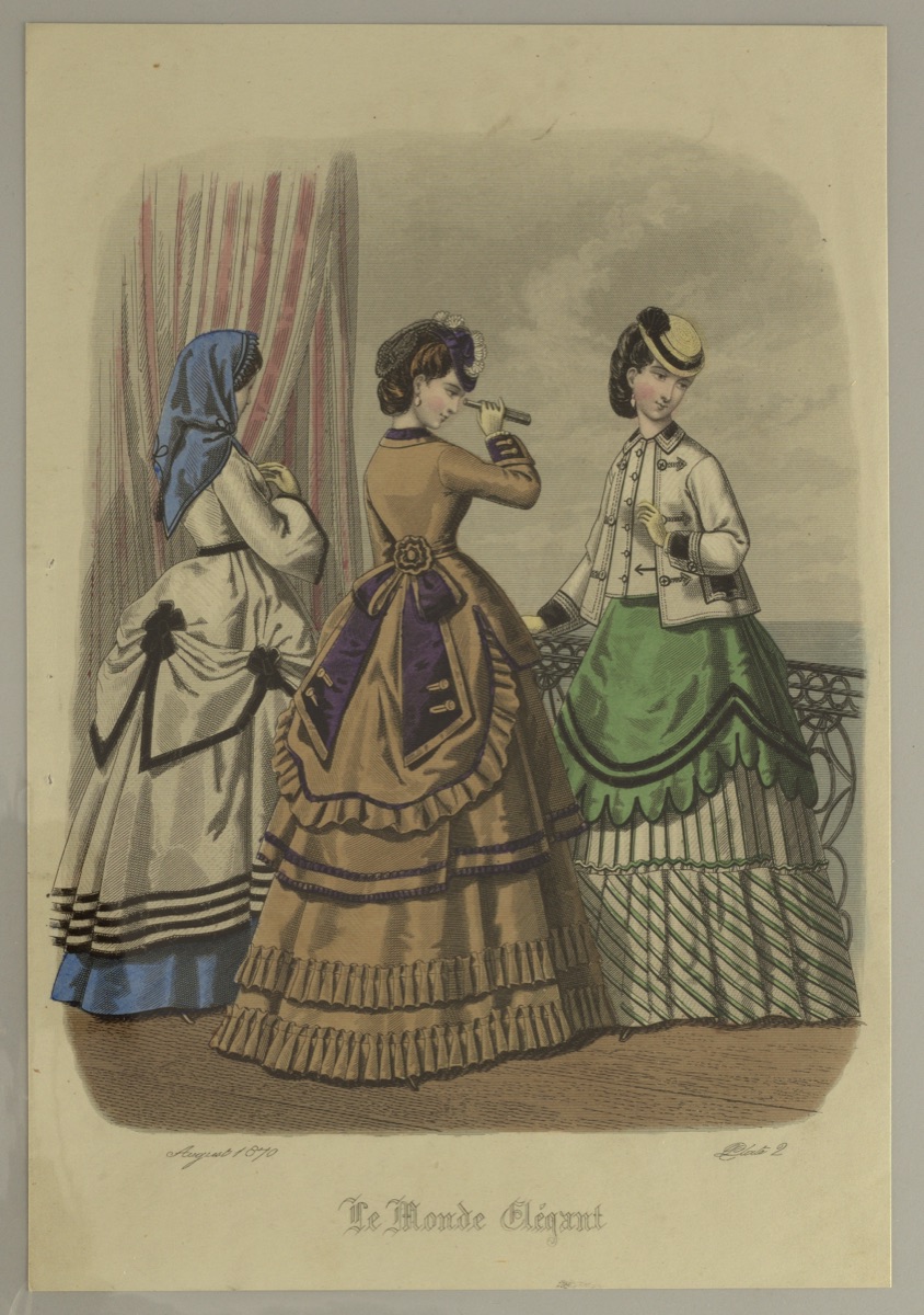 Fashion Plate from Le Monde Elégant