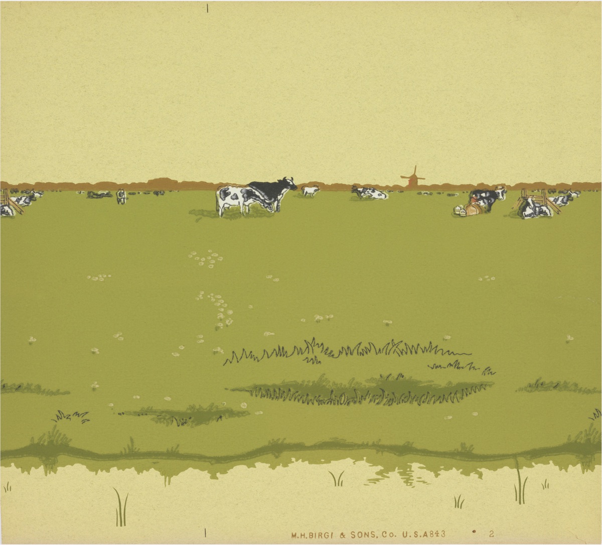 Frieze — M.H. Birge & Sons Co., 1834