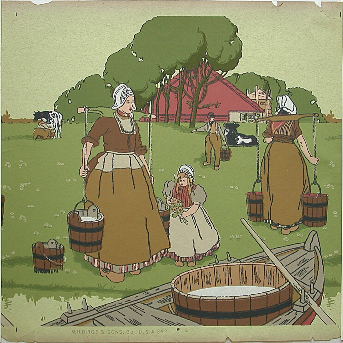 Frieze — M.H. Birge & Sons Co., 1834
