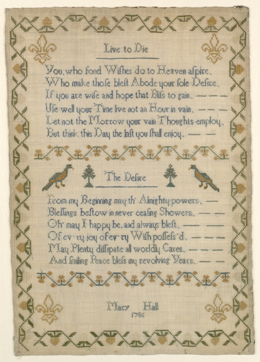 Sampler — Mary Hall