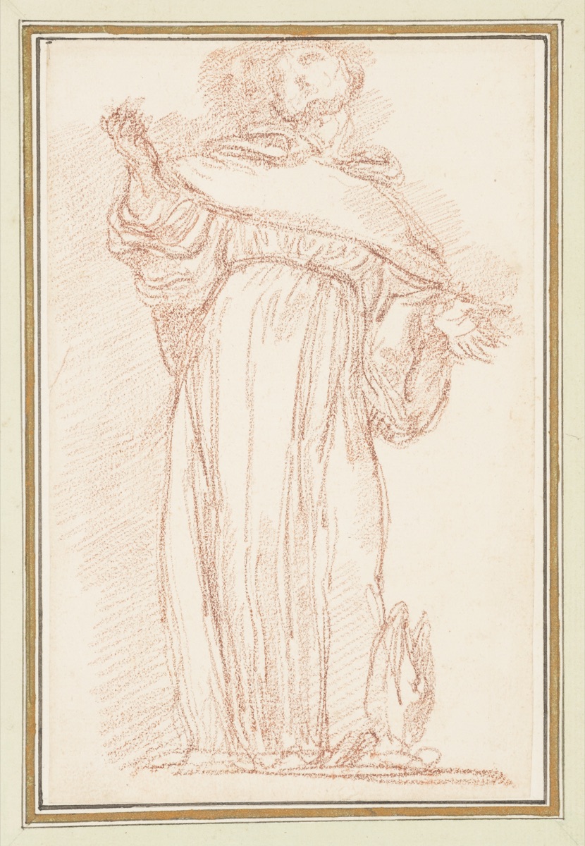 St. Bernard from St. Peter's colonnade — Jean-Robert Ango, French, active in Rome 1759 –1770, d. 1773